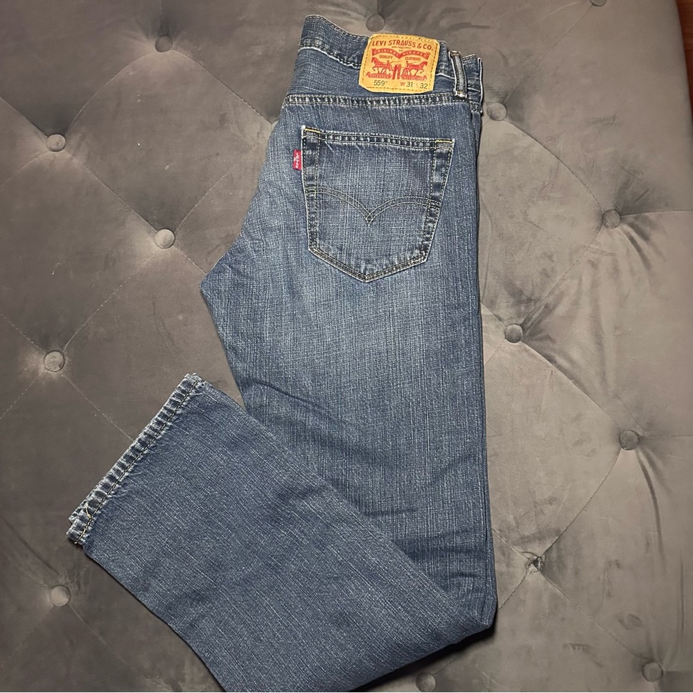 Levi's Relaxed Straight 559 Medium Wash Jeans, W31 x L32, Classic, Unisex